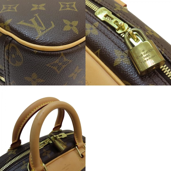 【限定張小姐購買】LOUIS VUITTON LV 路易威登 棕色 原花帆布 Trouville 小珍包 手提包 (缺鑰匙) product thumbnail 10