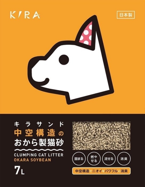 【6包全省免運】日本 KIRA大和 空心豆腐貓砂 7L(比市面上SXXCXX品牌好用)『寵喵樂旗艦店』
