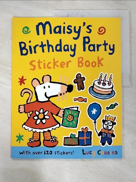 【書寶二手書T1／少年童書_I1T】Maisy s Birthday Party Sticker Book_Lucy Cousins