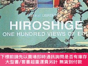 二手書博民逛書店One罕見Hundred Views of Edo: Woodblock Prints By Ando Hiros