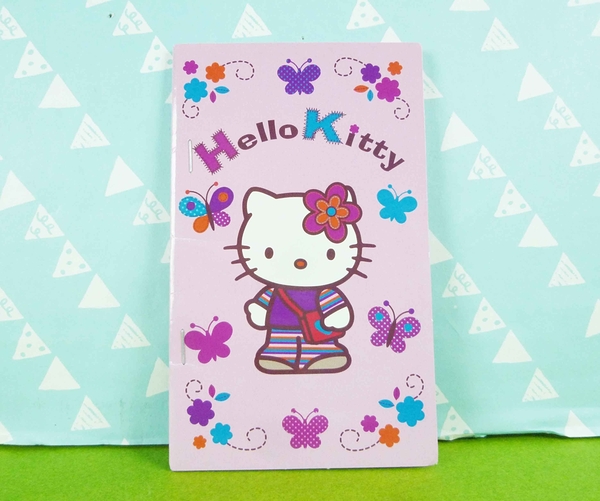 【震撼精品百貨】Hello Kitty 凱蒂貓~貼紙本~紫蝴蝶【共1款】*36948