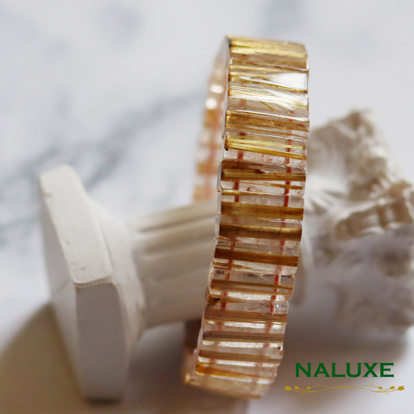 【Naluxe】高品清透料厚絲鈦晶開運手排12mm(水晶之王招正財偏財旺人緣) product thumbnail 3