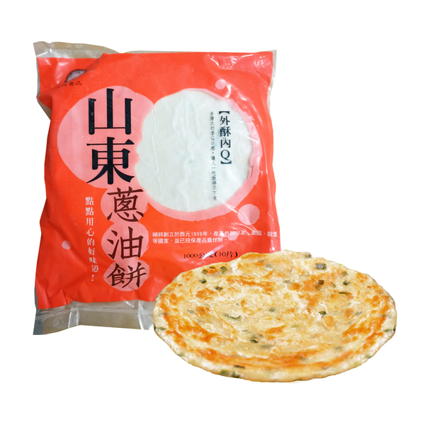 禎祥 山東蔥油餅 1000g/包 3包組 [10片/1包] product thumbnail 2