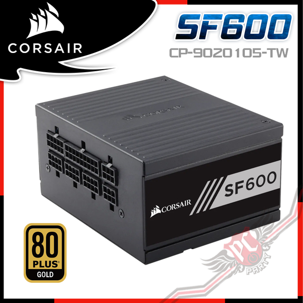 Corsair SF600 80PLUS platinum認証 600w SFX - PCパーツ