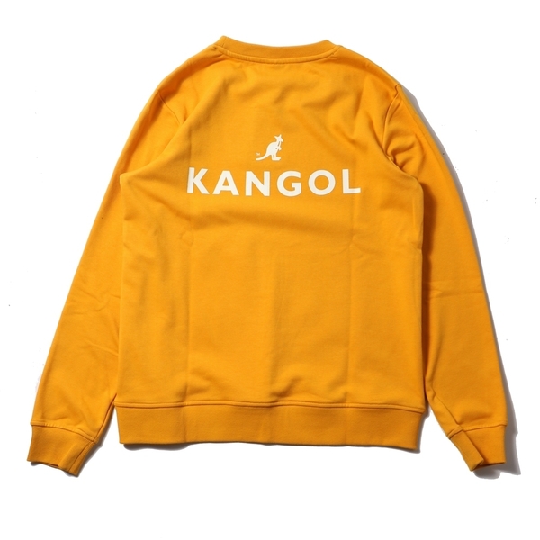 KANGOL 大學T 薄 芥黃 棉 胸前小LOGO 衛衣 男女 (布魯克林) 6055101662 product thumbnail 5