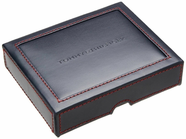 Tommy Hilfiger 雙折信用卡三折黑色皮夾 product thumbnail 3