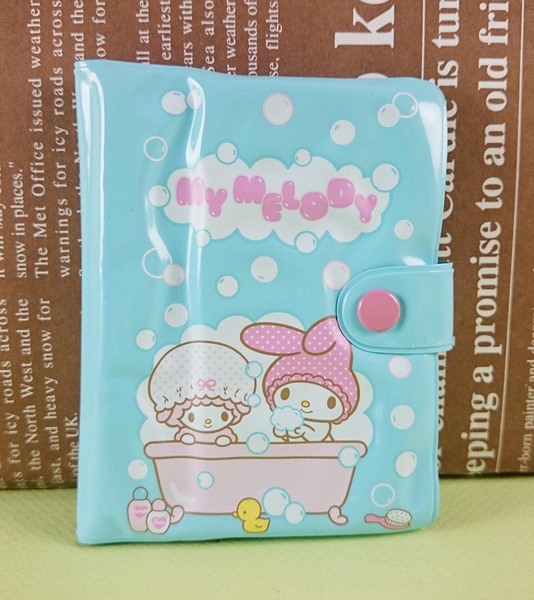 【震撼精品百貨】My Melody 美樂蒂~小卡片套_藍色