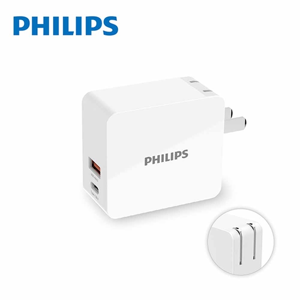 PHILIPS飛利浦USB-C 30W PD充電器 PD QC 快充DLP5320C