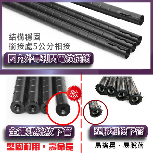 【銀/黑-兩色】60x30x60cm二層置物架 附工業輪- 鐵力士架 波浪架 收納架 收納櫃【旺家居生活】 product thumbnail 5