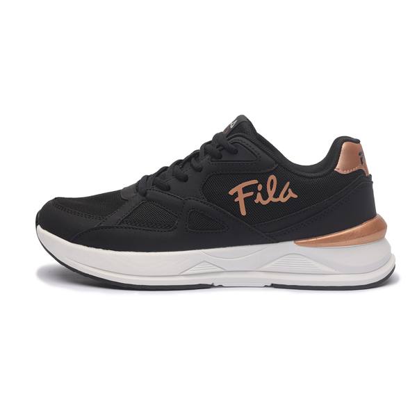 FILA 休閒鞋 EDITION 黑玫瑰金 復古 麂皮 運動鞋 女 5J905X055 product thumbnail 4