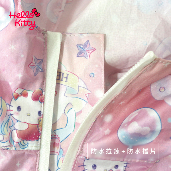 【正版授權】Disney迪士尼_前開式兒童雨衣 / (凱蒂貓Hello Kitty)-XS product thumbnail 3