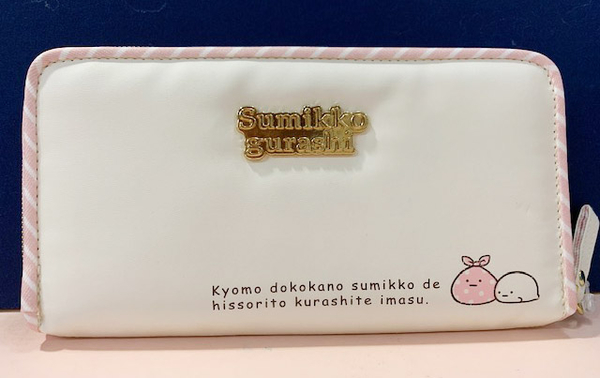 【震撼精品百貨】角落生物 Sumikko Gurashi~SAN-X 長夾/手拿包-粉邊#67944 product thumbnail 4