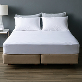 HOLA 床包式防水防螨保潔墊特大＋枕用二入