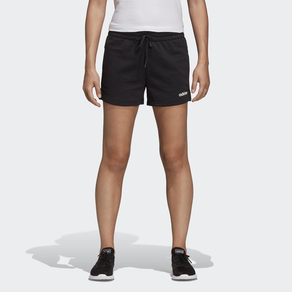 ADIDAS ESSENTIALS SOLID SHORTS 女裝 短褲 運動 休閒 棉質 黑【運動世界】DP2404 product thumbnail 2