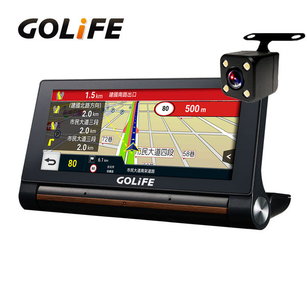 【超值】GOLiFE GoPad X 智慧四合一WiFi中控行車導航平板 (附倒車顯影鏡頭組) 送16G - 衛星導航 - @網紅直播人氣商品