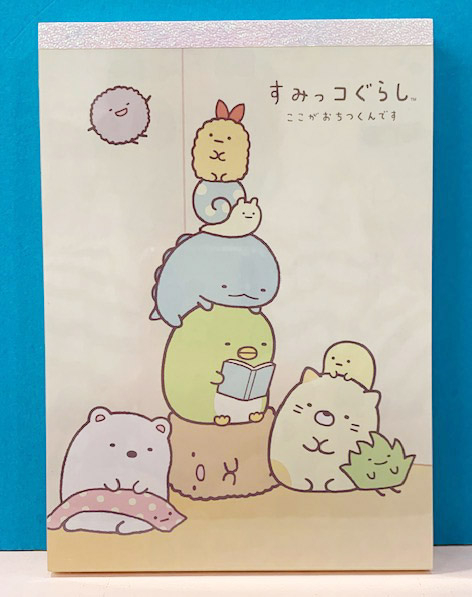 【震撼精品百貨】角落生物 Sumikko Gurashi~San-X 角落生物便條本(L)-米疊疊樂#69344 product thumbnail 2