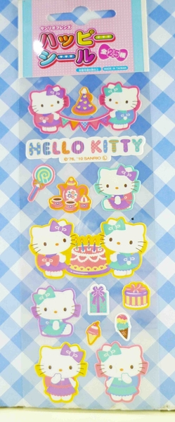 【震撼精品百貨】Hello Kitty 凱蒂貓~KITTY貼紙-蛋糕