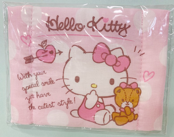 【震撼精品百貨】Hello Kitty 凱蒂貓~三麗鷗KITTY日本棉布抗菌口罩-愛心(3入)#12094 product thumbnail 5
