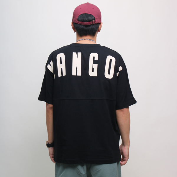 KANGOL 短袖 短T 胸前小LOGO 2.0 黑色 背後大圖 袋鼠 棉 休閒 男女 (布魯克林) 6125100720 product thumbnail 4