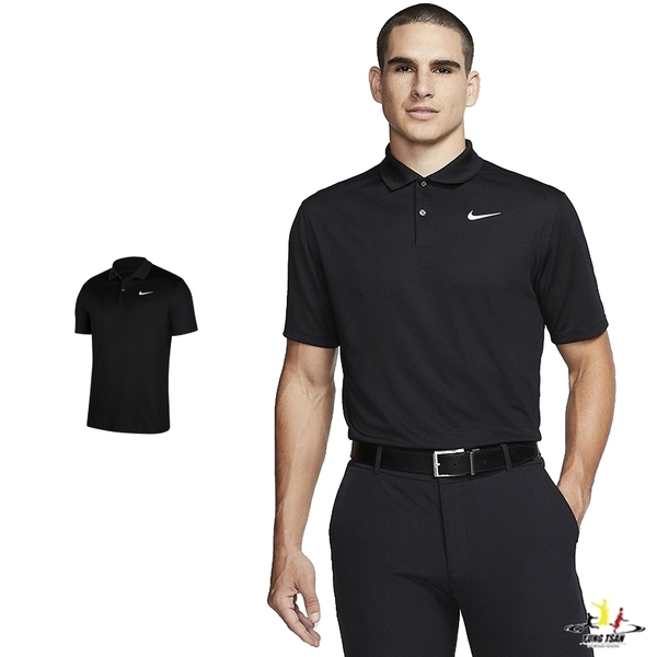 Nike Dri-Fit 男 黑色 Polo衫 短袖 運動襯衫 聚脂纖維 短袖 高爾夫 透氣 運動上衣 BV0359-010