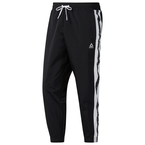 REEBOK MEET YOU THERE 7/8 JOGGER PANTS 男裝 九分褲 慢跑 休閒 乾爽 透氣 黑【運動世界】DY7769