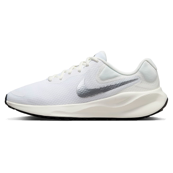 Nike 女鞋 慢跑鞋 Revolution 7 白銀【運動世界】FB2208-101