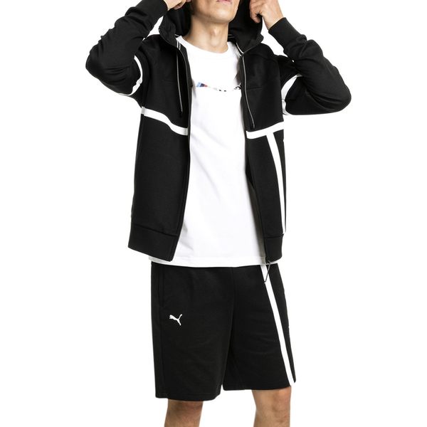 Puma BMW 外套 Hooded 男 黑 連帽外套 運動外套 賽車 聯名款 運動 休閒 外套 57778801