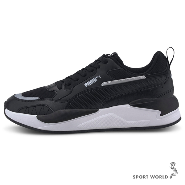 Puma 休閒鞋 男鞋 女鞋 厚底 緩震 X-Ray 2 Square 黑白【運動世界】37310808