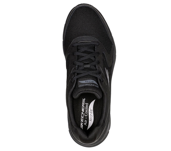 Skechers Arch Fit D'lux 男運動鞋 舒適足弓支撐 緩衝鞋墊 232501BBK【KAORACER】 product thumbnail 4