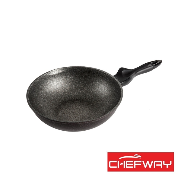 韓國 CHEFWAY 銀河系列IH磨石不沾炒鍋30cm-大件商品請選宅配運送 product thumbnail 2