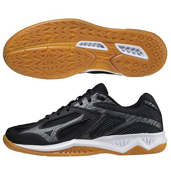 MIZUNO THUNDER BLADE 3 男鞋 女鞋 排球 手球 輕量 止滑 2.5E寬楦 黑【運動世界】V1GA217006 product thumbnail 2