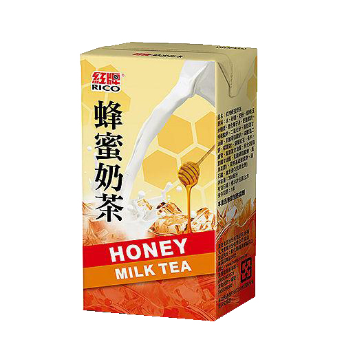 紅牌蜂蜜奶茶300ml x 6【愛買】 product thumbnail 2