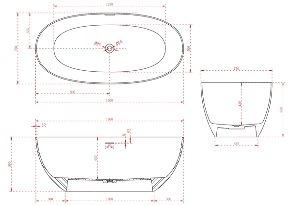 【麗室衛浴】BATHTUB WORLD 流線造形人造石獨立缸蛋殼系列有160 /150*75*H55CM