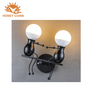 【Honey Comb】蹺蹺板造型壁燈-黑(LB-32007)