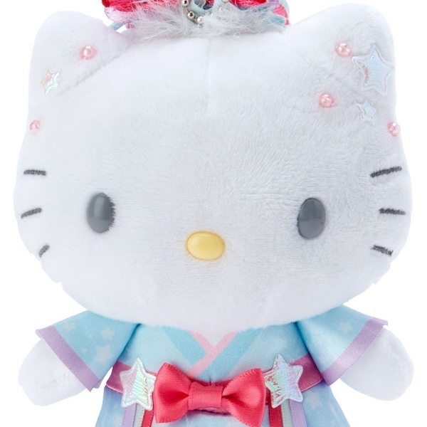 【震撼精品百貨】Hello Kitty_凱蒂貓~日本Sanrio三麗鷗 KITTY絨毛玩偶吊飾-七夕丹尼爾*49686/49756 product thumbnail 8