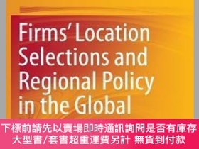 二手書博民逛書店英文原版罕見Firms Location Selections and Regional Policy in t