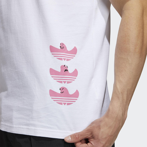 【五折出清】Adidas Originals Shmoofoil 男裝 女裝 短袖 T恤 情侶 幽靈 棉 白【運動世界】GR8803 product thumbnail 9
