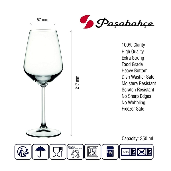 【Pasabahce】Allegra Red Glass 紅酒杯 Wine Glass 白酒杯 酒杯 玻璃杯 product thumbnail 5