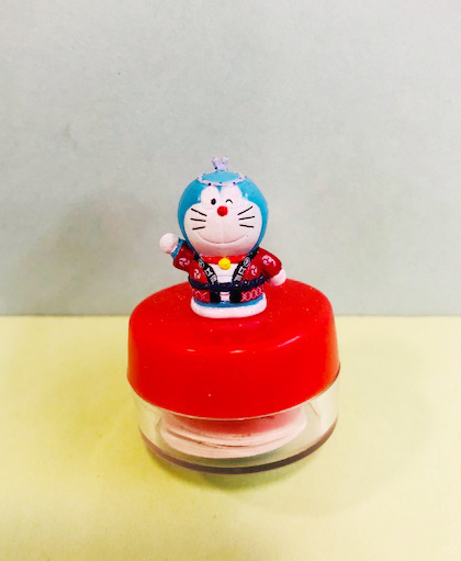 【震撼精品百貨】Doraemon_哆啦A夢~Doraemon饅頭貼紙-江戶限定版-小叮噹紅 product thumbnail 2