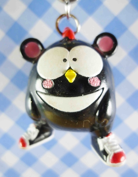 【震撼精品百貨】日本精品百貨-手機吊飾/鎖圈-可愛動物系列-鑰匙圈-黑貓