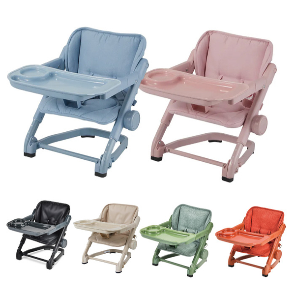 英國 Unilove Feed Me攜帶式寶寶餐椅-椅身+椅墊(多色可選)摺疊餐椅