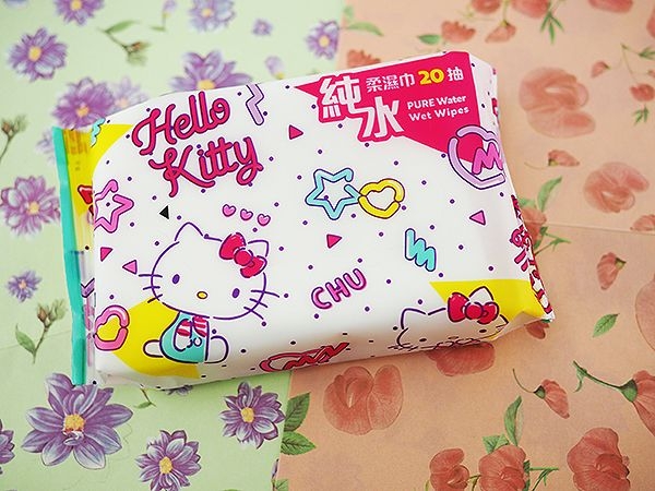 Hello Kitty 純水／抑菌 柔濕巾(20抽) 款式可選【小三美日】三麗鷗授權 product thumbnail 3