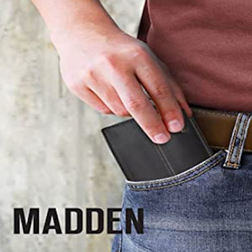 Steve Madden-時尚雙折皮革皮夾禮品套(褐色) product thumbnail 2