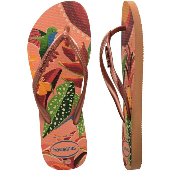 havaianas 哈瓦士 巴西人字拖 女款 slim organic tropical 鐵牌鳥 涼鞋 拖鞋 夾腳拖【南風百貨】 product thumbnail 3