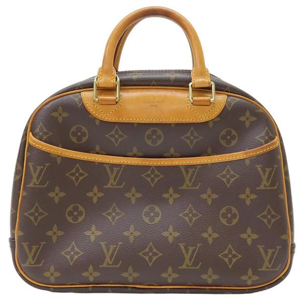 【二手名牌BRAND OFF】LOUIS VUITTON LV 路易威登 原花 PVC塗層帆布 Trouville 手提包 (無鎖頭) M42228