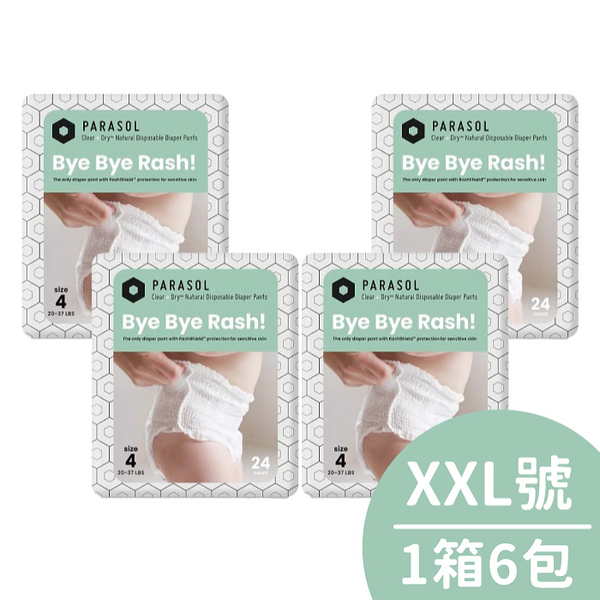 Parasol Clear + Dry 新科技水凝果凍褲-XXL號6包1箱賣場|拉拉褲|尿布