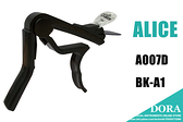 【小叮噹的店】全新ALICE A007D/BK-A1  新型高級．黑色 夾式民謠移調夾 可夾PICK