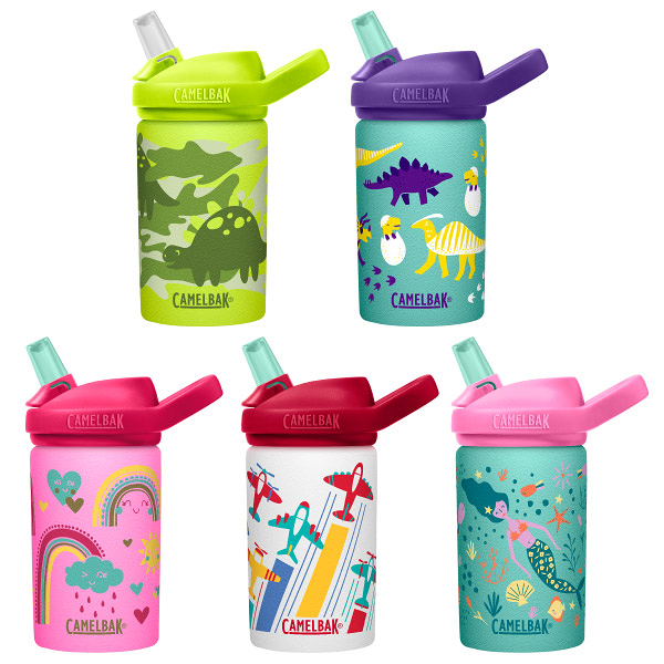 美國 CAMELBAK eddy+ 吸管單層不鏽鋼水瓶400ml (5款可選)22S