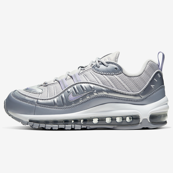 NIKE AIR MAX 98 女鞋 慢跑 休閒 氣墊 銀 紫【運動世界】BV6536-001 product thumbnail 2