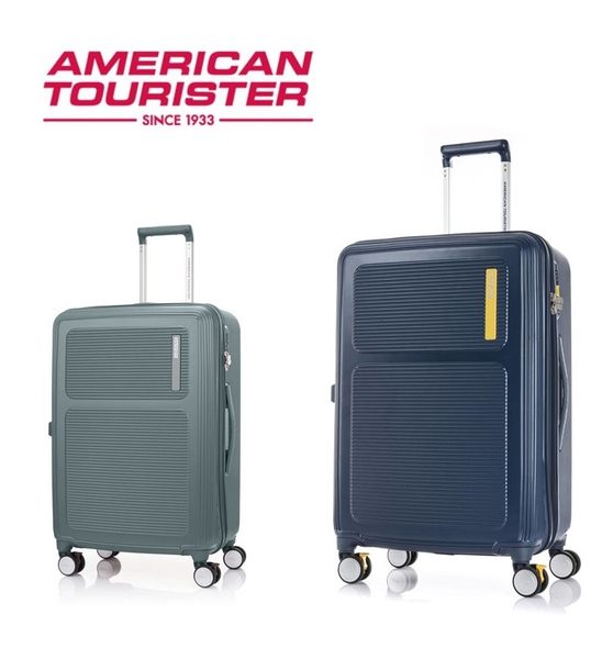 AMERICAN TOURISTER 美國旅行者 25吋 MAXIVO 2/8分箱體 防爆拉鍊剎車輪 登機箱/旅行箱-4色 HO2